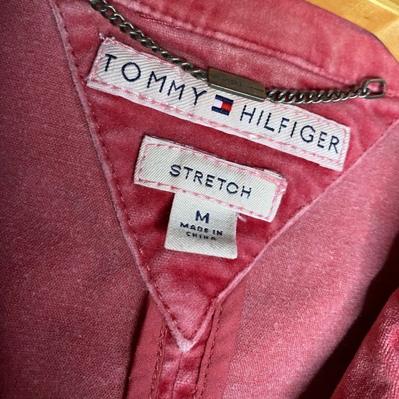 Tommy Hilfiger Velvet Hot Pink Blazer 90’s size M - Picture 6 of 7
